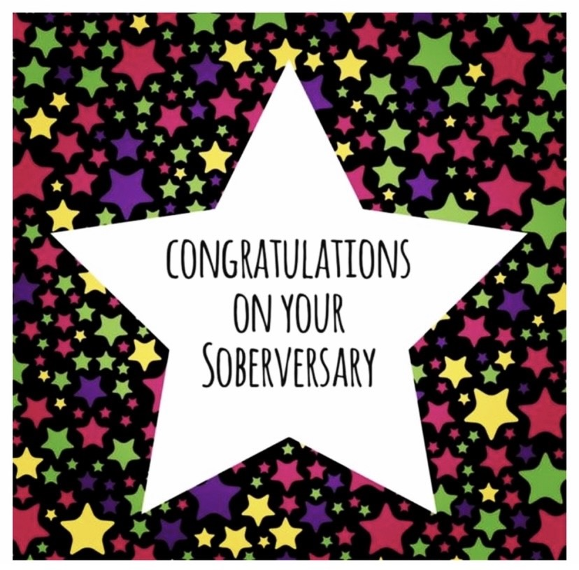 Black Stars ‘Congratulations on your Soberversary’