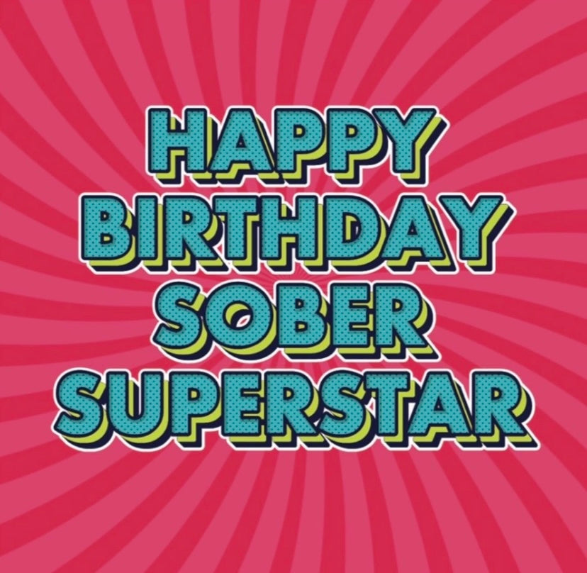 Pink ‘Happy Birthday Sober Superstar’